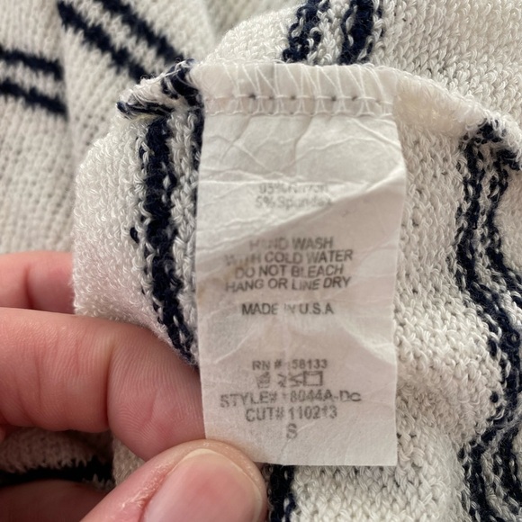 Staccato Womens Black and White Striped Crewneck Sweater Size Small - Picture 6 of 6